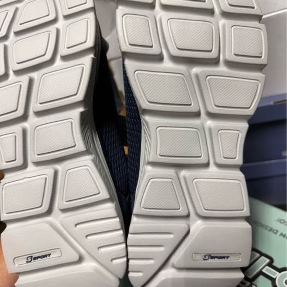 Skechers S Sport Men's Moralis Hands Free Step-Ins Blue Size 8 New - Picture 3 of 4